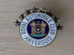 Oude knoop Royal Automobile club Anversois / Antwerpen, Verzamelen, Speldjes, Pins en Buttons, Verzenden, Zo goed als nieuw, Transport