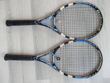 Babolat Pure Drive; twee heerlijke rackets (+ tas) beschikbaar voor biedingen