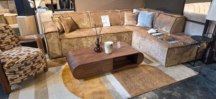 Salontafel Koning Bruin Japandi | Showmodel korting!, Huis en Inrichting, Tafels | Salontafels, Zo goed als nieuw, Minder dan 50 cm