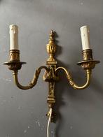 Antieke wandlamp/ Sconce, Huis en Inrichting, Lampen | Wandlampen, Ophalen of Verzenden, Gebruikt, Metaal