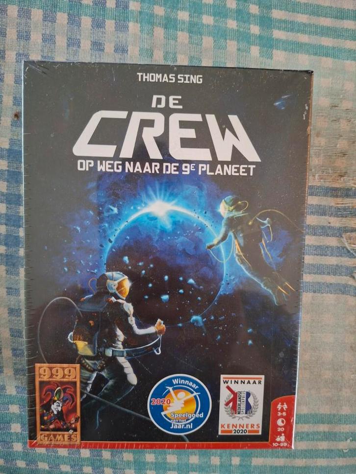 De Crew: Op Weg Naar de 9e Planeet (Nieuw), Hobby en Vrije tijd, Gezelschapsspellen | Bordspellen, Nieuw, Drie of vier spelers