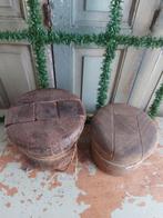 2 x antieke houten hoeden mal blockmal samen 66 euro, Ophalen of Verzenden, Zo goed als nieuw, Rond, Hout