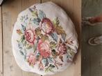 Vintage geborduurd kussentje 'rond' 40 cm, Antiek en Kunst, Ophalen
