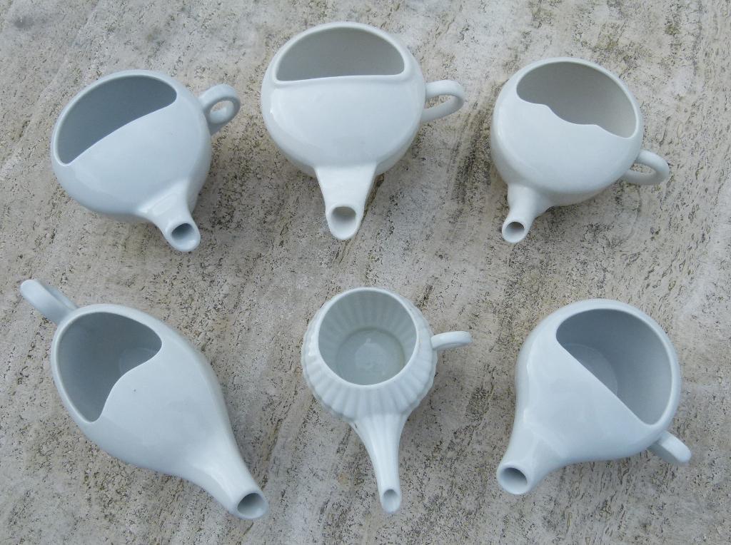 6 x Drinkschuitjes / Patienten / Zieken Beker met Drink Tuit, Nieuw, Ophalen of Verzenden, Wedgwood, Kop(pen) en/of Schotel(s)