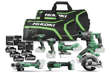 Hikoki KC18H7A-504 Combiset 7 x 18V machine met beschikbaar voor biedingen