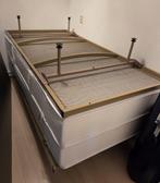 2 Auping spiralen en 2 nieuwe Lidl matrassen 1.00 x 2.00 M, Huis en Inrichting, Ophalen, 100 cm, Beige, 200 cm