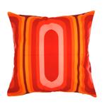 Retro kussenhoes Jessie rood 45 x 45 cm, Dekussenkraam@gmail.com, Verzenden, De kussenkraam, Vierkant