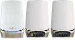 Netgear Orbi RBKE963 - Mesh WiFi - AXE11000 - 3-Pack - Wit, Computers en Software, WiFi-versterkers, Zo goed als nieuw, Nvt, Nvt