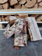 BERKEN ovengedroogd,stookklaar:pallet,bigbag,netzak, 25 cm., 6 m³ of meer, Ophalen of Verzenden, Berkenhout, Blokken