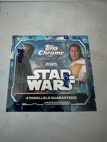 Topps Chrome Star Wars 2025 Sapphire Edition Box! beschikbaar voor biedingen