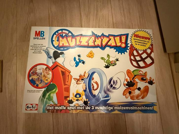 Muizeval - MB Spellen, Hobby en Vrije tijd, Gezelschapsspellen | Bordspellen, Gebruikt, Een of twee spelers, Ophalen of Verzenden