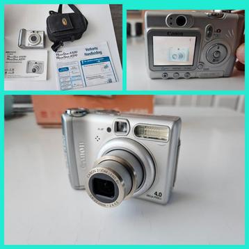 Canon PowerShot A520 - Incl. Doos & Accessoires beschikbaar voor biedingen
