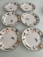 Set van 6 borden  met vlinders Janneke Brinkman puntgaaf, Huis en Inrichting, Keuken | Servies, Ophalen of Verzenden, Zo goed als nieuw