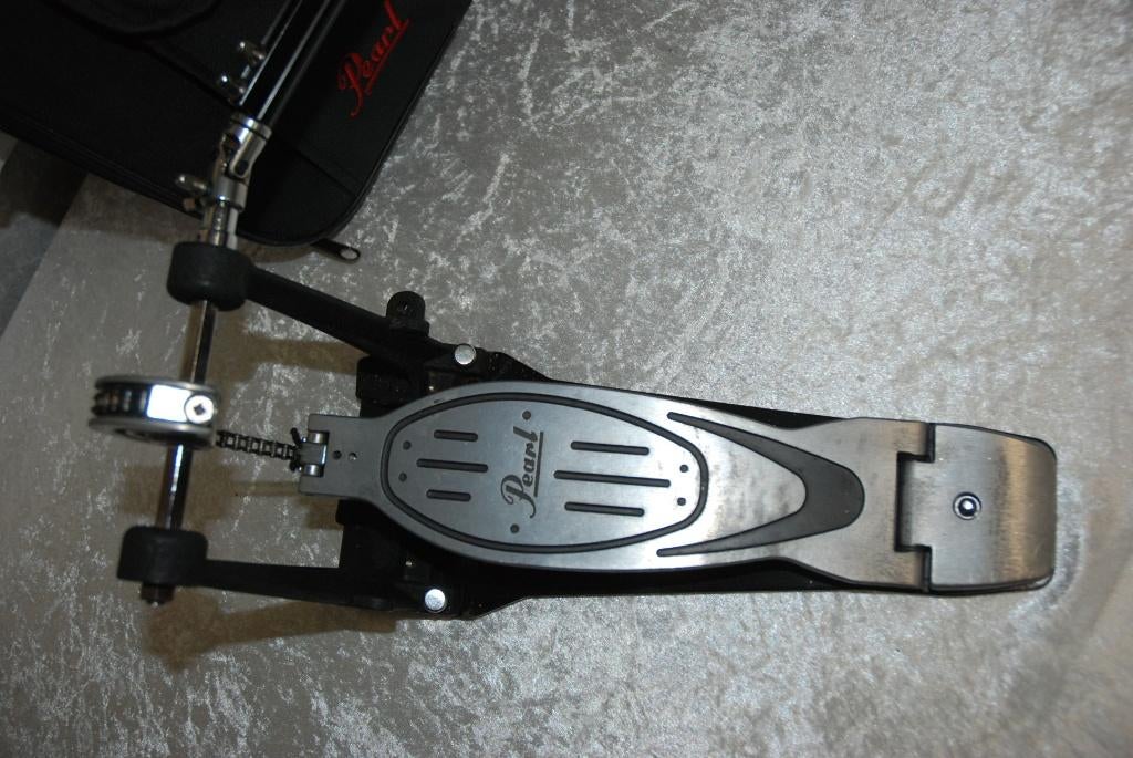 Pearl 902 twin pedaal met tas   <26260225>, Gebruikt, Drums of Percussie, Ophalen of Verzenden, .