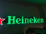 Heineken lamp (lichtbak) groot., Ophalen, Zo goed als nieuw, Reclamebord, Plaat of Schild, Heineken