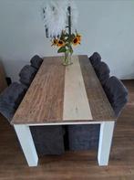 Mooie stevige eettafel henders en hazel, Huis en Inrichting, Ophalen, 100 tot 150 cm, 200 cm of meer, Zo goed als nieuw