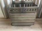 Smeg inductiefornuis 5 zones heteluchtoven 90 cm, Witgoed en Apparatuur, Fornuizen, Ophalen, 60 cm of meer, Zo goed als nieuw