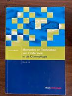 Methoden en Technieken van Onderzoek in de Criminologie, Ophalen of Verzenden, Gamma, Gelezen, HBO