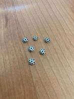 Zilverkleurige ringetjes (hoedjes kraal), Hobby en Vrije tijd, Kralen en Sieraden maken, Ophalen of Verzenden, Nieuw, Tussenstuk of Tussenkraal