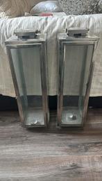 Twee lantaarns, Ophalen, Gebruikt, Overige materialen, Minder dan 25 cm
