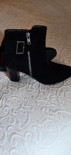 Lilian zwarte enkellaarsjes 37, Verzenden, Zo goed als nieuw, Zwart