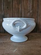 Oude brocante schaal. Terrine schaal. Brocant Frans brocant, Ophalen of Verzenden