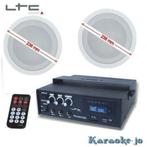 Muziek voor de winkel 60 Watt met 2 plafondspeakers, Overige merken, ., Nieuw, .