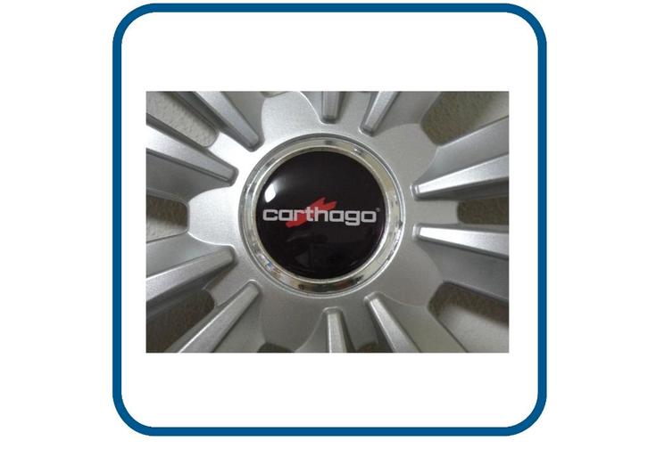 Carthago doming naafstickers caravan en camper 3D, Epoxy, Verzamelen, Stickers, Nieuw, Overige typen, Verzenden