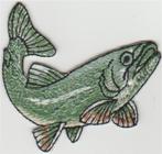 Vis stoffen opstrijk patch embleem, Ophalen of Verzenden, Nieuw