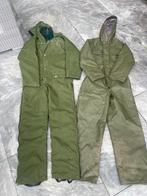 Twee groene overalls maat M, Ophalen of Verzenden, Gedragen