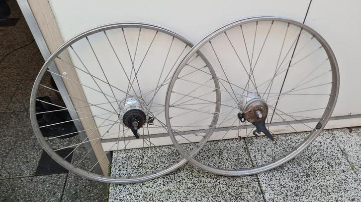 Fietsvelgen Nexus Voor en Achter - Gebruikt, Fietsen en Brommers, Fietsonderdelen, Gebruikt, Algemeen, Wiel, Ophalen