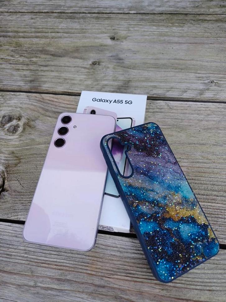 SAMSUNG galaxy A55 5G 128G, Telecommunicatie, Mobiele telefoons | Hoesjes en Frontjes | Samsung, Zo goed als nieuw, Ophalen of Verzenden
