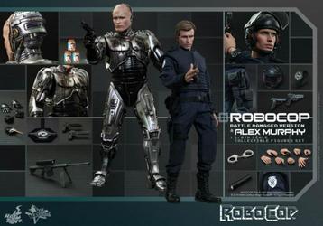 Hot Toys - 1/6 - MMS 266 - RoboCop - Battle Damaged & Murphy beschikbaar voor biedingen