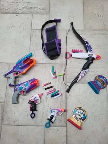 Nerf Rebelle Set - Pijl en Boog + Blasters beschikbaar voor biedingen