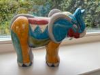 Handgemaakte raku olifant, Ophalen of Verzenden, Zo goed als nieuw, Dier