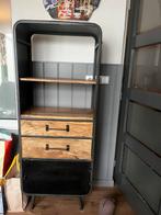 Industriële kast Kick Collection - Hout & Metaal, Ophalen, 50 tot 100 cm, Zo goed als nieuw, Metaal