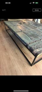 Antieke kasteel deur salon tafel, Ophalen of Verzenden