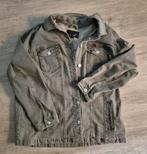 Zwart grijs spijkerjack jas zgan maat 52, Kleding | Dames, Grote Maten, Ophalen of Verzenden, Zo goed als nieuw, Zwart, Jasje of Colbert