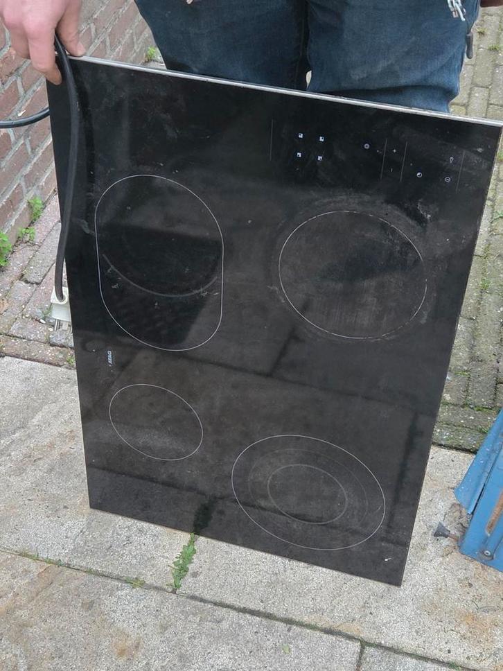 Inductie KOOKPLAAT 52CMX77CM  - Werkt Perfect!, Witgoed en Apparatuur, Kookplaten, Gebruikt, Inbouw, Inductie, 4 kookzones, Ophalen of Verzenden