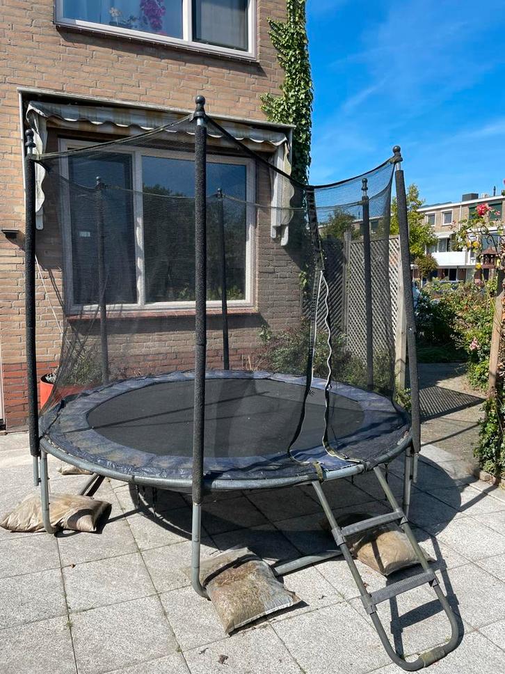 Trampoline met Veiligheidsnet - 240 cm, Kinderen en Baby's, Speelgoed | Buiten | Trampolines, Gebruikt, Ophalen
