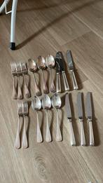 Verzilverd dinerbestek Hollands glad, Gebruikt, Ophalen of Verzenden, Vaatwasserbestendig, Los bestek
