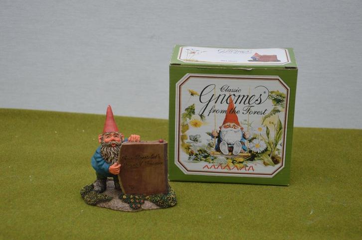 David de Kabouter beeldje in doos Rien Poortvliet Classic Mo, Verzamelen, Beelden en Beeldjes, Gebruikt, Fantasy, Ophalen of Verzenden