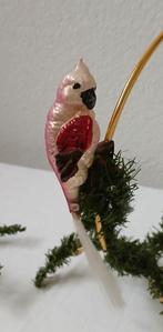 Oude Antieke kerstbal Kaketoe, Verzenden, Gebruikt