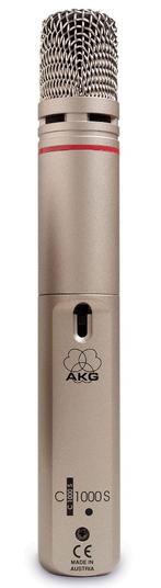 AKG C1000 S microfoon, Ophalen of Verzenden, Gebruikt, Studiomicrofoon