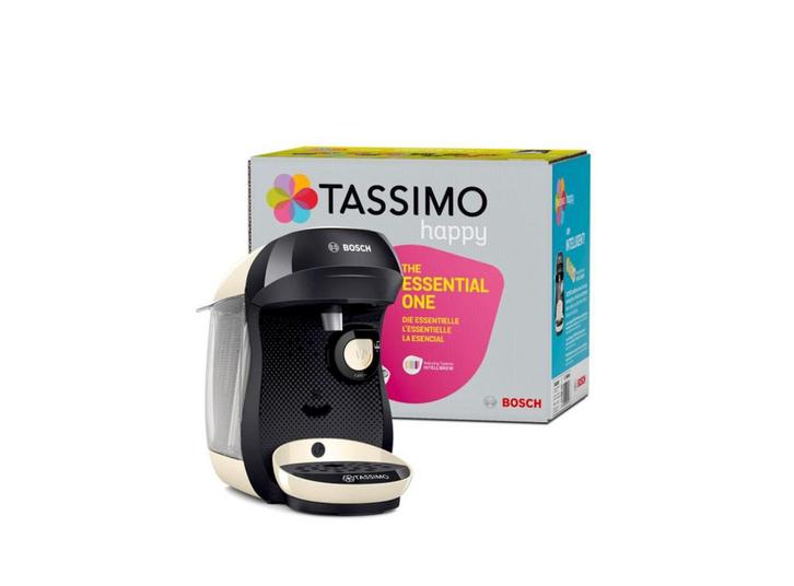 Bosch Tassimo Happy TAS1002N Koffiepadmachine, Witgoed en Apparatuur, Koffiezetapparaten, Zo goed als nieuw, Koffiepads en cups