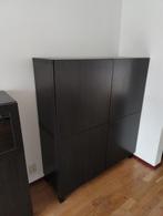 Zwarte Ikea kast met veel opbergruimte, Huis en Inrichting, Kasten | Kledingkasten, Ophalen, Overige materialen, Gebruikt, 100 tot 150 cm