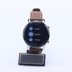 Huawei Smartwatch GT2 Zwart met bruin lederen bandjes, Sieraden, Tassen en Uiterlijk, Smartwatches, Huawei, Zo goed als nieuw