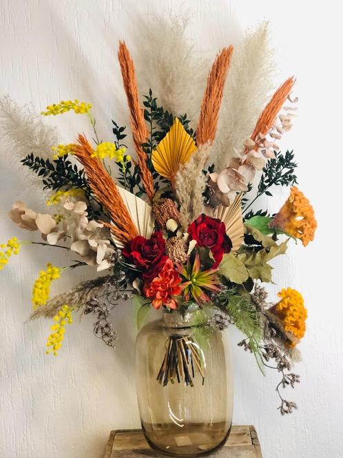 zijdenbloemen in vaas hoog | unieke zijdenbloemen, Huis en Inrichting, Woonaccessoires | Kunstplanten en Kunstbloemen, Nieuw, Ophalen of Verzenden