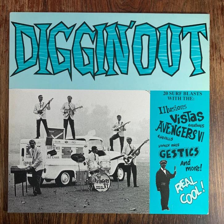 Diggin' Out USA surf instrumentals vinyl LP Avengers VI, Cd's en Dvd's, Vinyl | Rock, Gebruikt, Rock-'n-Roll, 12 inch, Ophalen of Verzenden
