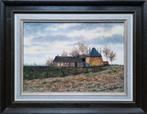 Boerderij in Noordhollands landschap -  Kunstenaar: Cor Quax, Antiek en Kunst, Kunst | Schilderijen | Modern, Ophalen of Verzenden